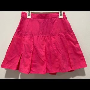 PLEATED PINK TENNIS SKIRT